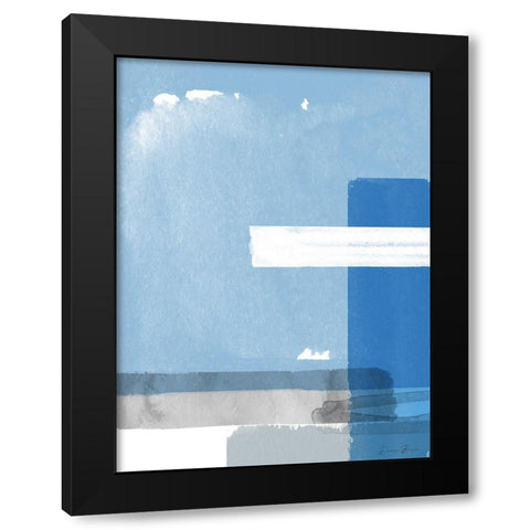 Journey Black Modern Wood Framed Art Print with Double Matting by Brown, Denise