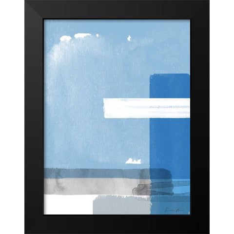 Journey Black Modern Wood Framed Art Print by Brown, Denise