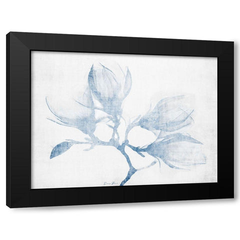 Floral Study Black Modern Wood Framed Art Print by Brown, Denise