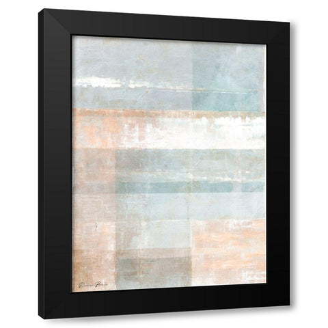 Initiative Black Modern Wood Framed Art Print by Brown, Denise