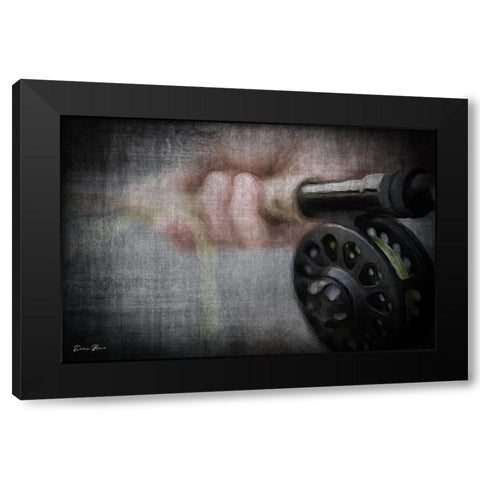 River Therapy Black Modern Wood Framed Art Print with Double Matting by Brown, Denise