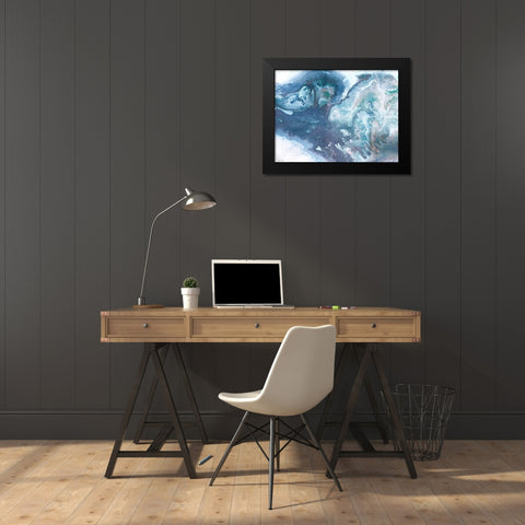 Grace Black Modern Wood Framed Art Print by Brown, Denise