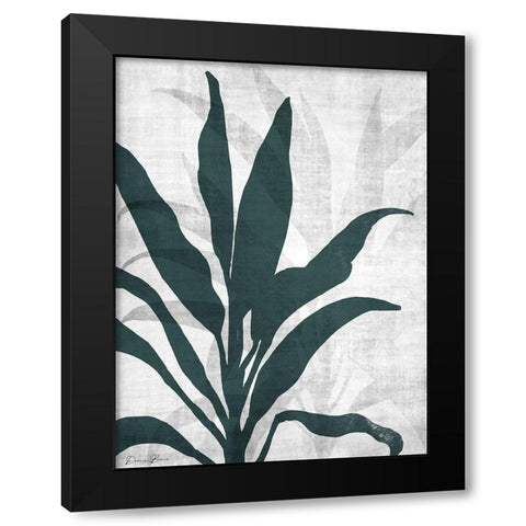 Urban Greenery 1 Black Modern Wood Framed Art Print with Double Matting by Brown, Denise