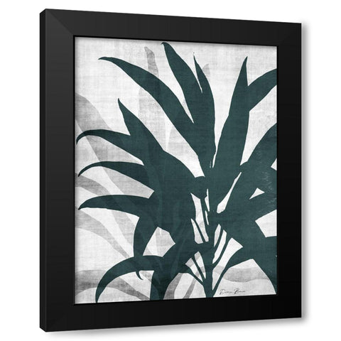 Urban Greenery 2 Black Modern Wood Framed Art Print with Double Matting by Brown, Denise