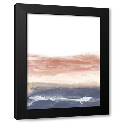 Endurance Black Modern Wood Framed Art Print with Double Matting by Brown, Denise