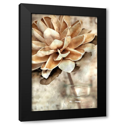 Magnolia 2 Black Modern Wood Framed Art Print by Brown, Denise