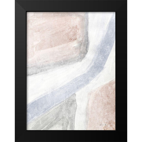 Soften 1 Black Modern Wood Framed Art Print by Brown, Denise