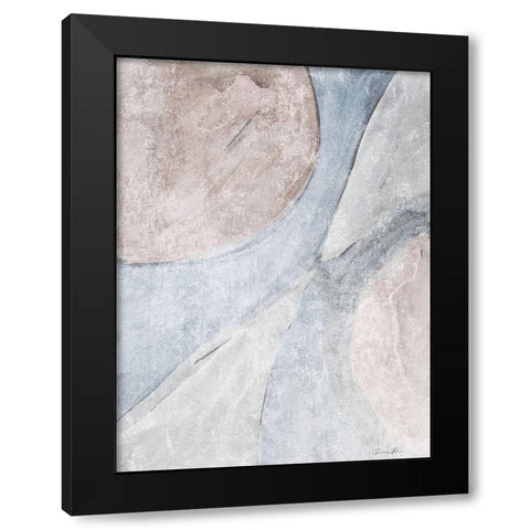 Soften 2 Black Modern Wood Framed Art Print by Brown, Denise