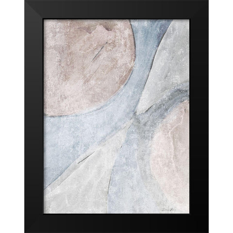 Soften 2 Black Modern Wood Framed Art Print by Brown, Denise