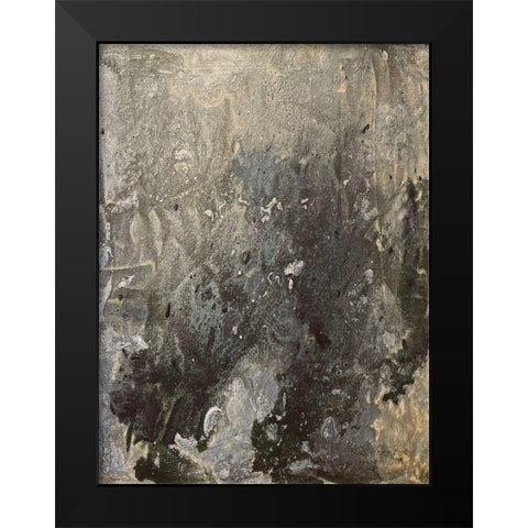 Distorted Reception 2 Black Modern Wood Framed Art Print by Brown, Denise