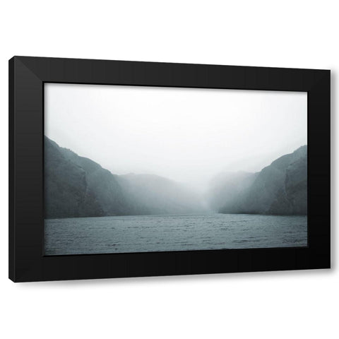 Morning Haze Black Modern Wood Framed Art Print with Double Matting by Brown, Denise