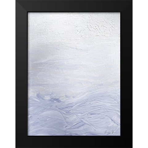 Lilac Waves 2 Black Modern Wood Framed Art Print by Brown, Denise