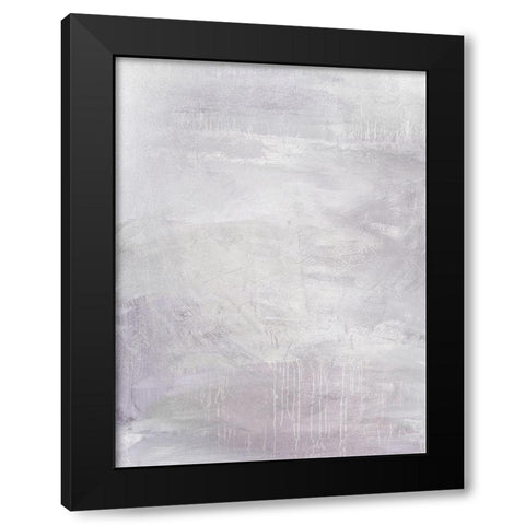 Raining In Lilac Black Modern Wood Framed Art Print with Double Matting by Brown, Denise