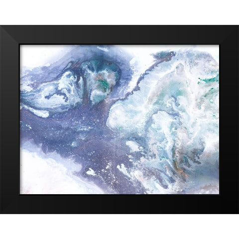 Lilac By Grace Black Modern Wood Framed Art Print by Brown, Denise