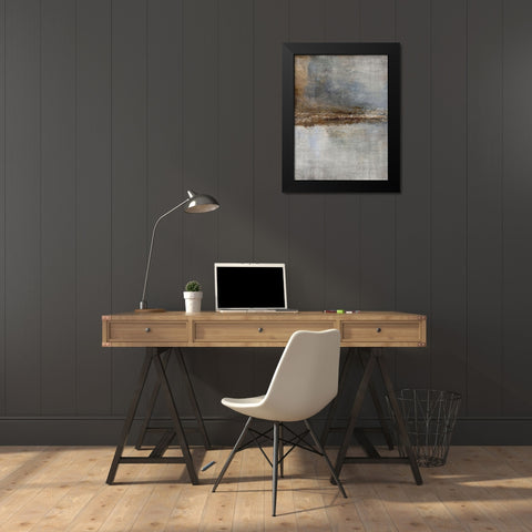 Wednesday Black Modern Wood Framed Art Print by Brown, Denise