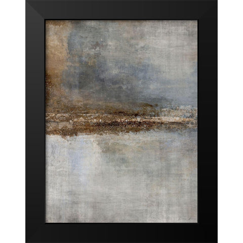 Wednesday Black Modern Wood Framed Art Print by Brown, Denise