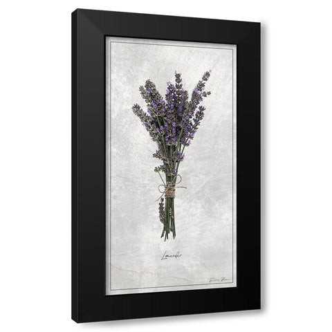Lavender 1 Black Modern Wood Framed Art Print by Brown, Denise