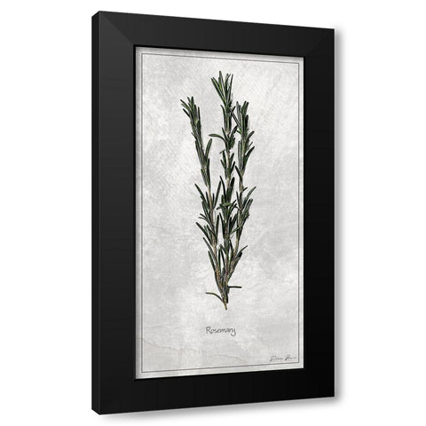 Rosemary 1 Black Modern Wood Framed Art Print with Double Matting by Brown, Denise