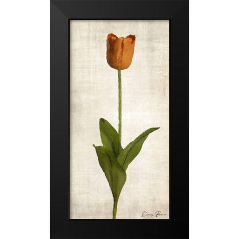 Stem 1 Black Modern Wood Framed Art Print by Brown, Denise