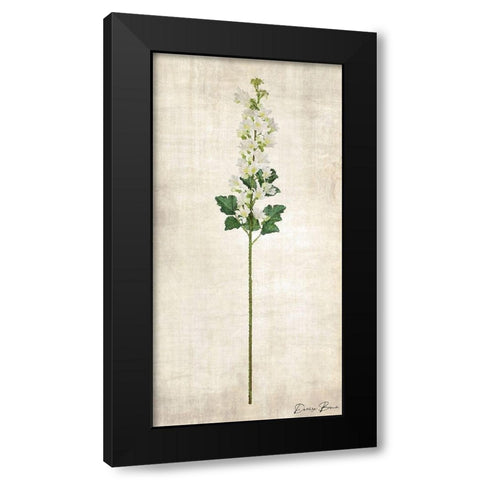 Stem 4 Black Modern Wood Framed Art Print with Double Matting by Brown, Denise