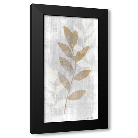 Botanical Stem 1 Black Modern Wood Framed Art Print by Brown, Denise