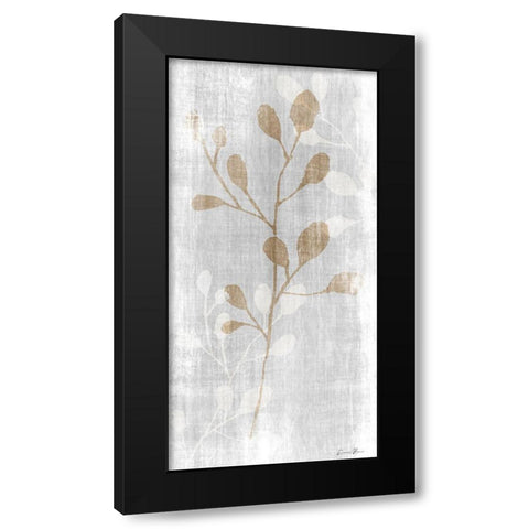 Botanical Stem 2 Black Modern Wood Framed Art Print by Brown, Denise