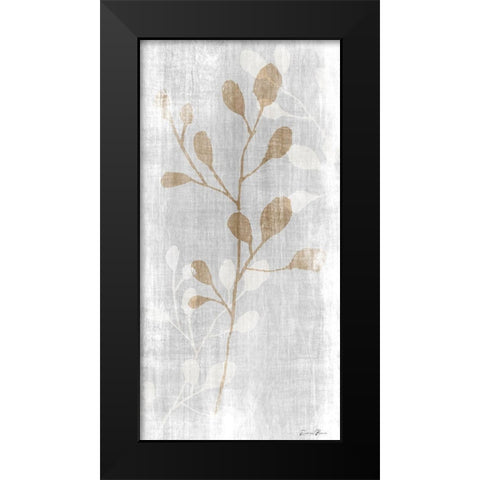 Botanical Stem 2 Black Modern Wood Framed Art Print by Brown, Denise