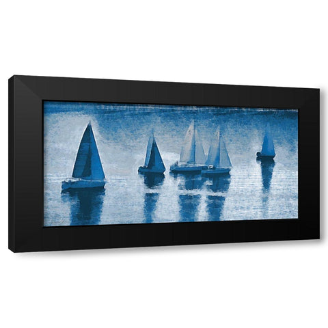 Fleet Black Modern Wood Framed Art Print by Brown, Denise