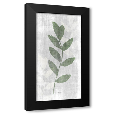 Stem in Nature 1 Black Modern Wood Framed Art Print with Double Matting by Brown, Denise