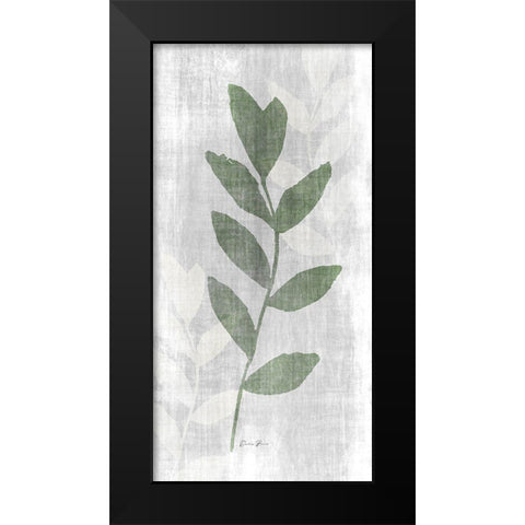 Stem in Nature 1 Black Modern Wood Framed Art Print by Brown, Denise