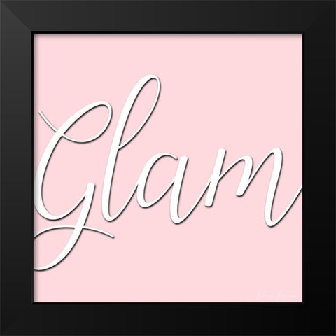 Glam Lash Out 2 Black Modern Wood Framed Art Print by Brown, Denise