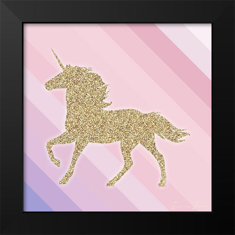 Sparkle Like a Unicorn 2 Black Modern Wood Framed Art Print by Brown, Denise