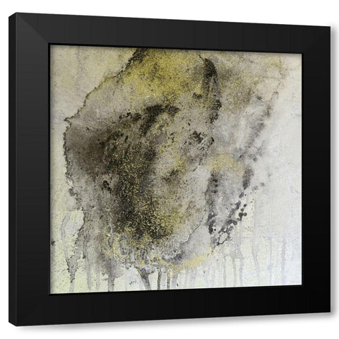 Falling 3 Black Modern Wood Framed Art Print by Brown, Denise