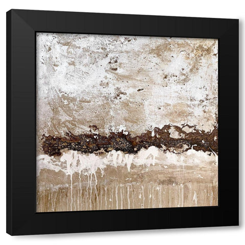 Rainy Day 3 Black Modern Wood Framed Art Print by Brown, Denise