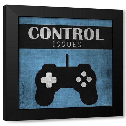 Control Issues 2 Black Modern Wood Framed Art Print with Double Matting by Brown, Denise
