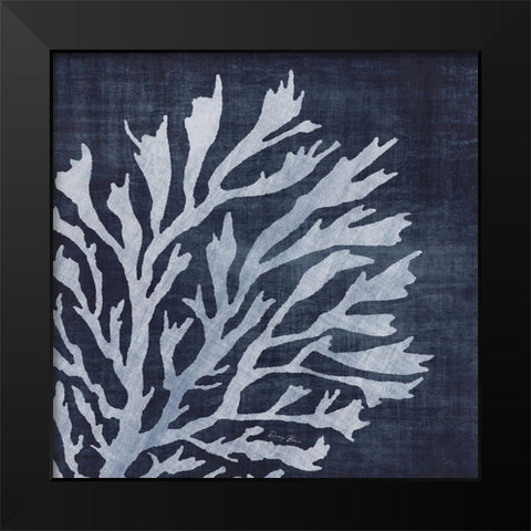Seaweed 2 Black Modern Wood Framed Art Print by Brown, Denise