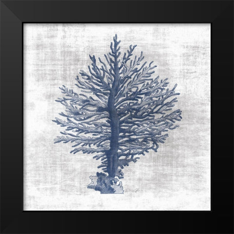 Sea Life 2 Black Modern Wood Framed Art Print by Brown, Denise