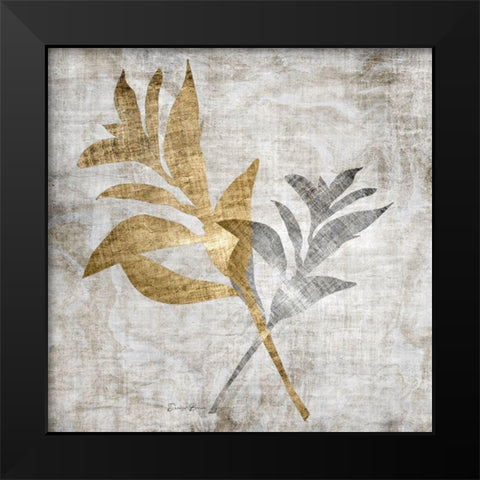 Modern Foliage 4 Black Modern Wood Framed Art Print by Brown, Denise