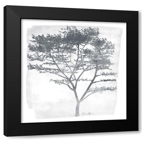 Tree 1 Black Modern Wood Framed Art Print with Double Matting by Brown, Denise