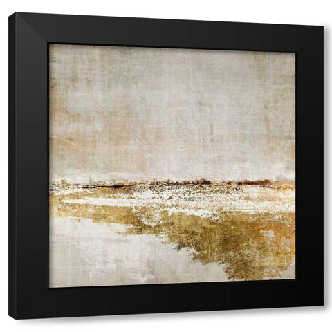 Fuliflled Black Modern Wood Framed Art Print by Brown, Denise
