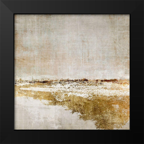 Fuliflled Black Modern Wood Framed Art Print by Brown, Denise