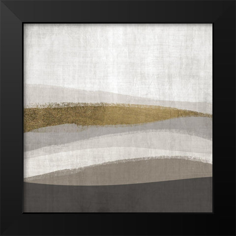 Golden Range 2 Black Modern Wood Framed Art Print by Brown, Denise