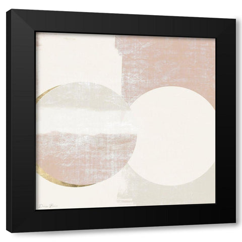 Eclipse 2 Black Modern Wood Framed Art Print with Double Matting by Brown, Denise