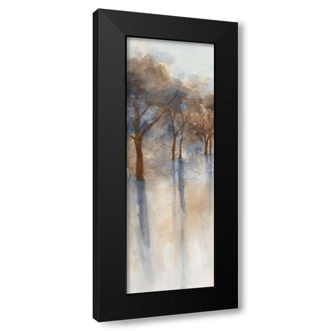 Misty Forest 1 Black Modern Wood Framed Art Print with Double Matting by Charest, Doris