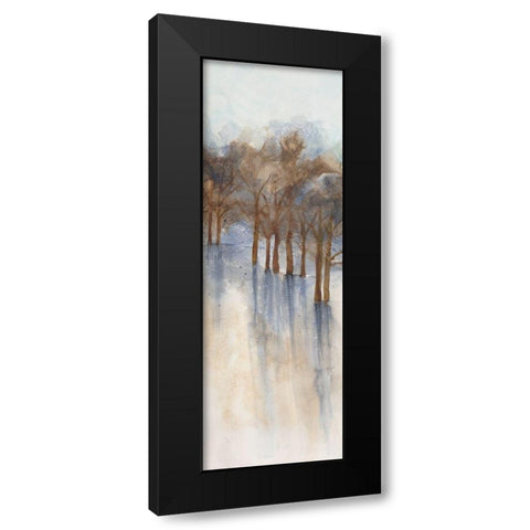 Misty Forest 2 Black Modern Wood Framed Art Print by Charest, Doris