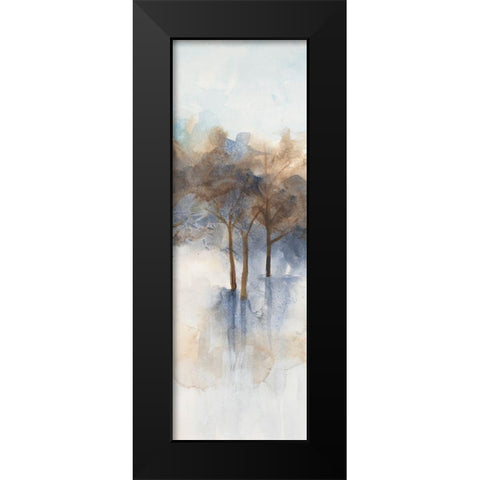 Misty Forest 3 Black Modern Wood Framed Art Print by Charest, Doris