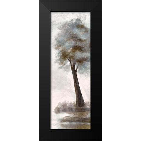 Wooded Vista 2 Black Modern Wood Framed Art Print by Charest, Doris