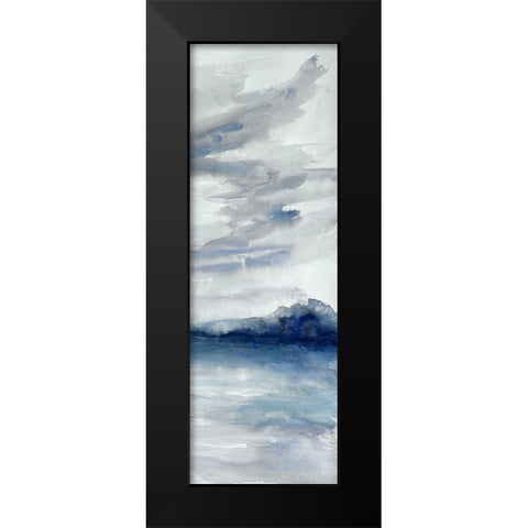 Stormy Shores 2 Black Modern Wood Framed Art Print by Charest, Doris