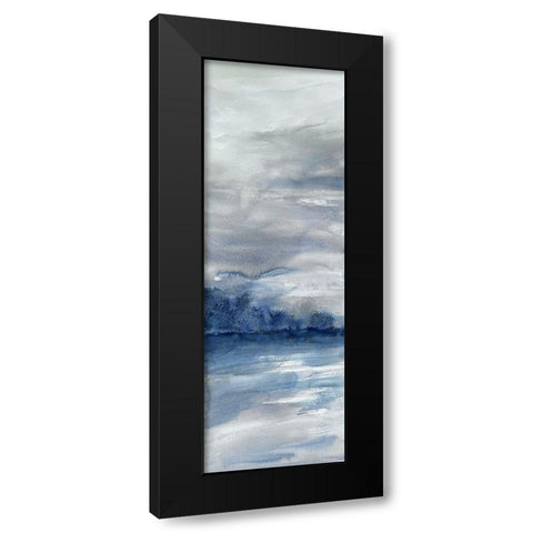 Stormy Shores 3 Black Modern Wood Framed Art Print by Charest, Doris