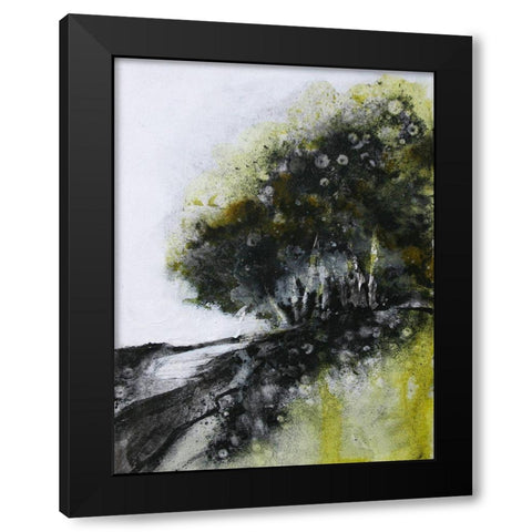 Dense Forest Edge 1620 Black Modern Wood Framed Art Print by Charest, Doris